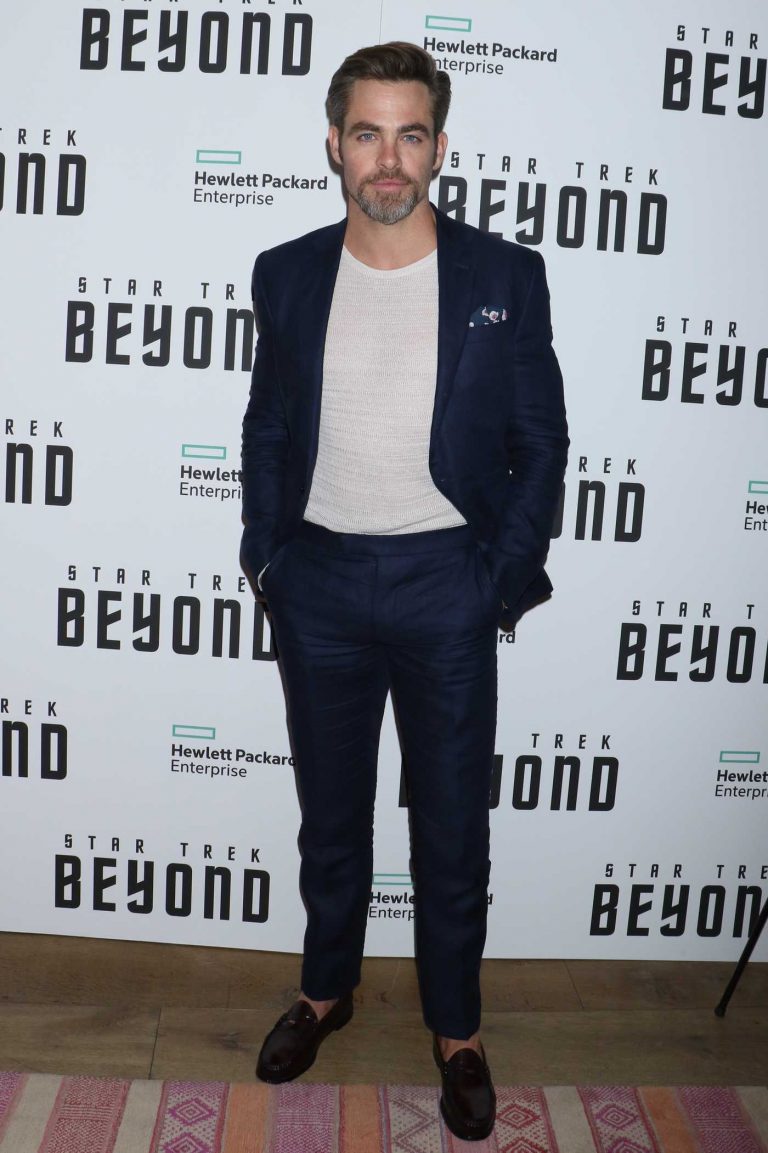 Chris Pine at the Star Trek: Beyond Screening at Crosby Street Hotel in New York City 07/18/2016-1