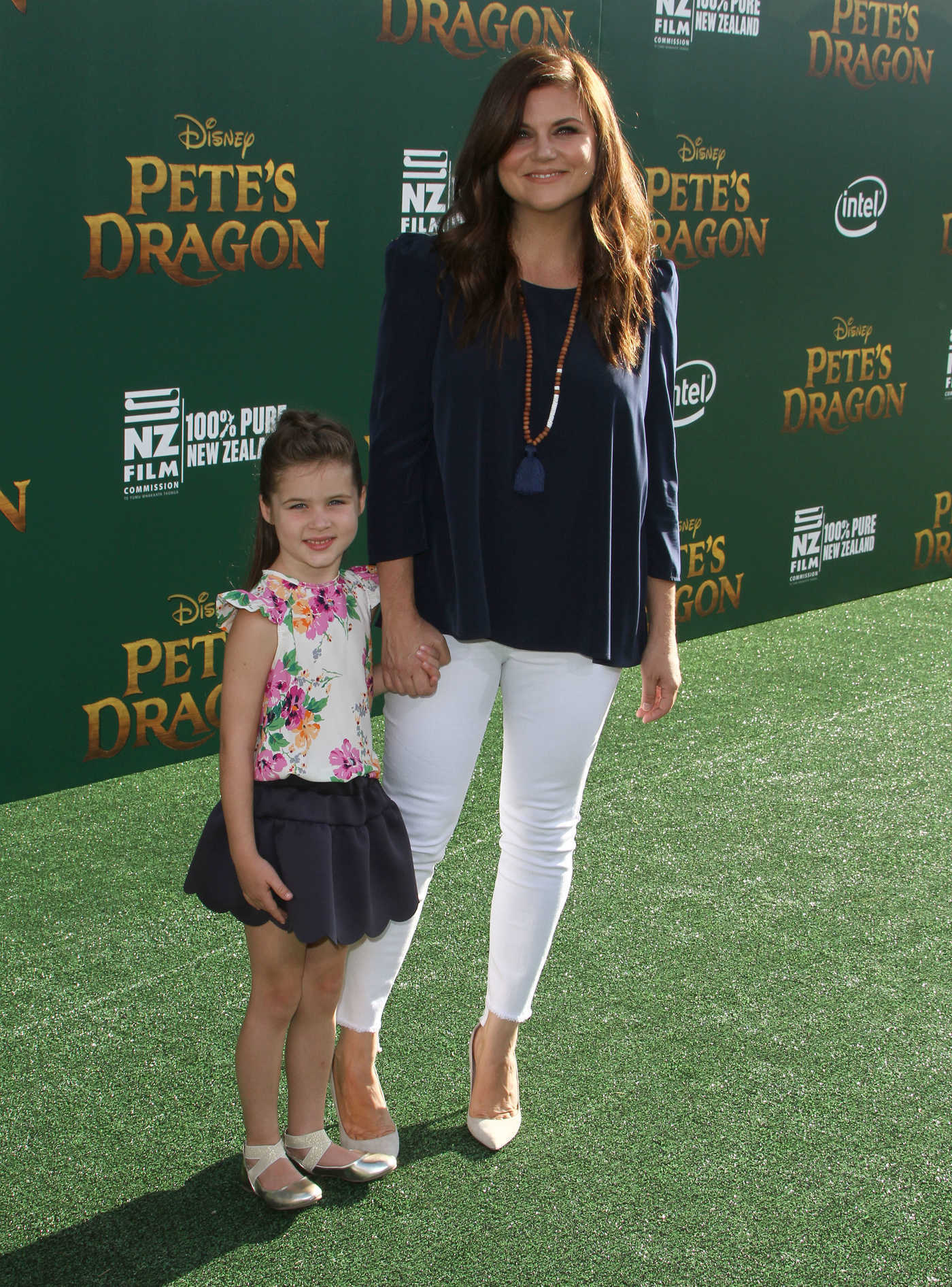 Tiffani Thiessen at the Pete's Dragon Premiere in Los Angeles 08/08/2016