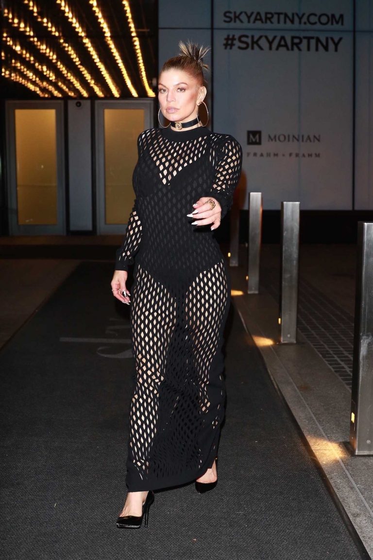 Fergie Leaves Watch What Happens Live With Andy Cohen in New York City 09/26/2017-1