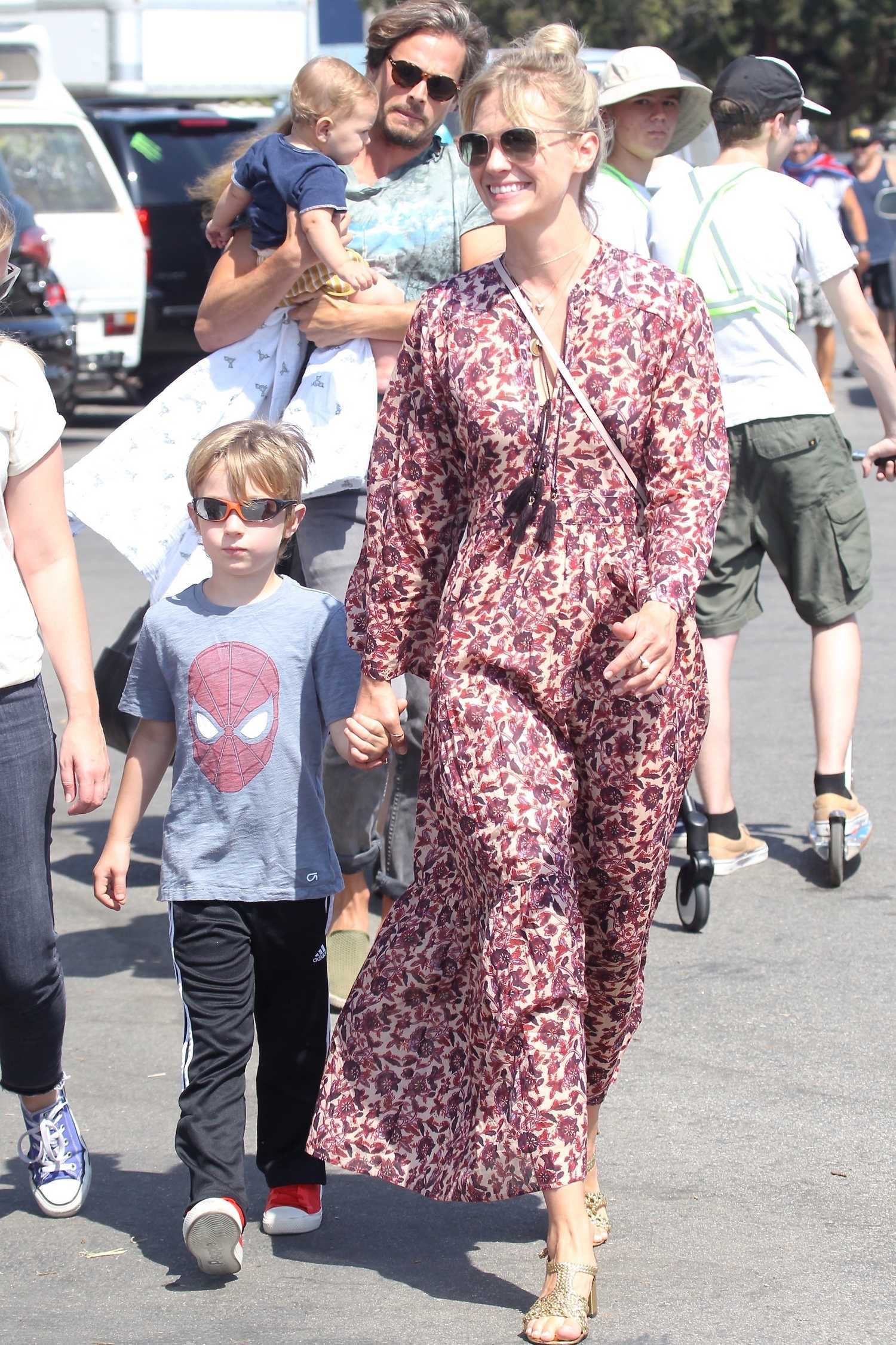 January Jones Was Seen at the Chili Cook-off in Malibu 09/03/2017