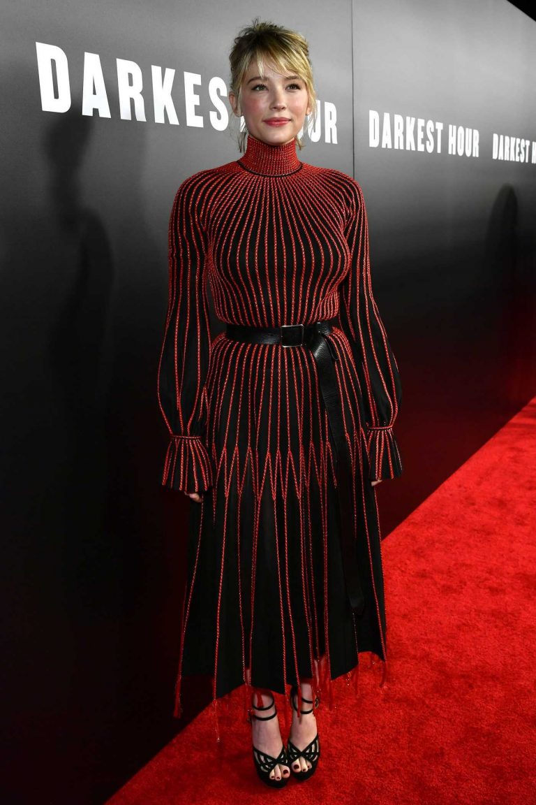 Haley Bennett at the Darkest Hour Premiere at Samuel Goldwyn Theater in Beverly Hills 11/08/2017-1