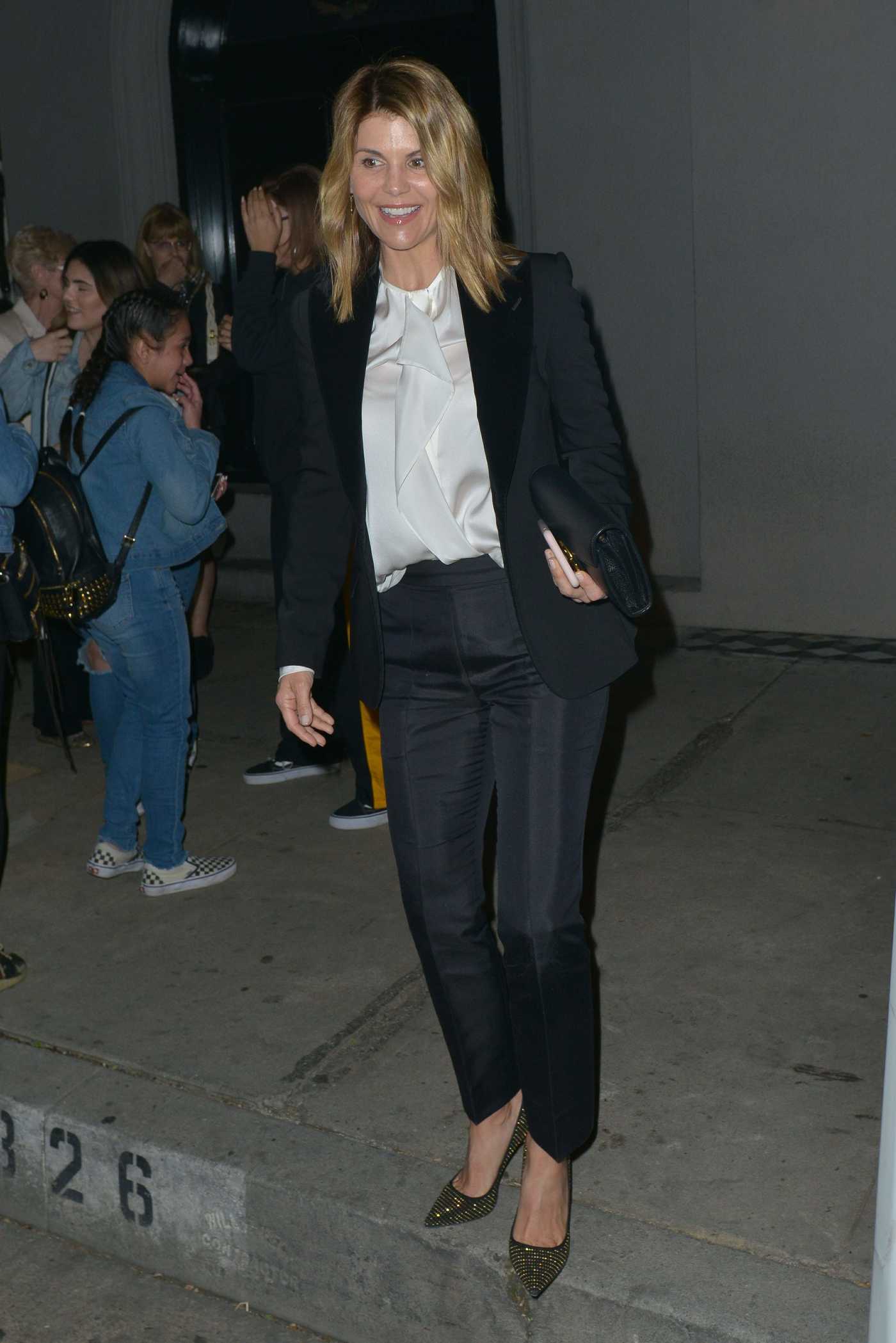 Lori Loughlin Out for Dinner at Craig's Restaurant in Beverly Hills 03/30/2018