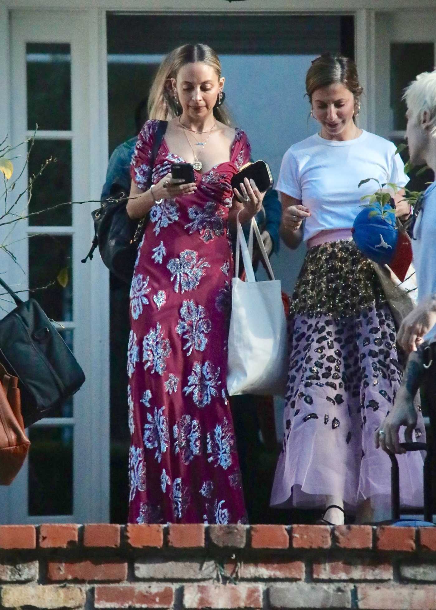 Nicole Richie Leaves a Friends House in Beverly Hills 04/08/2018