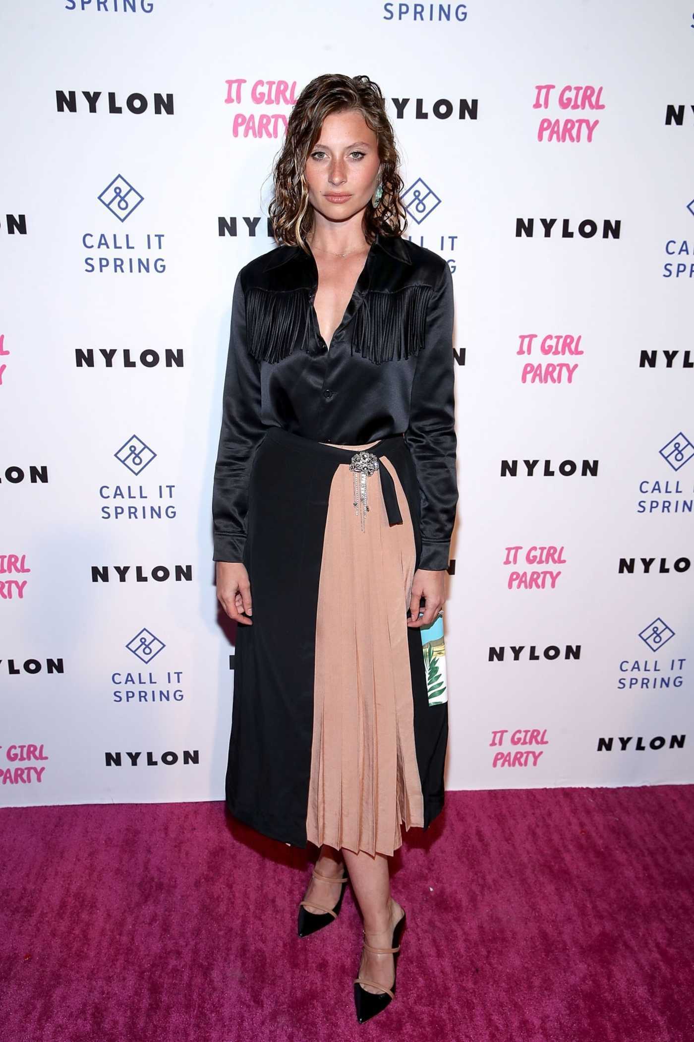 Aly Michalka Attends NYLON's Annual It Girl Party at The Ace Hotel in LA 10/11/2018