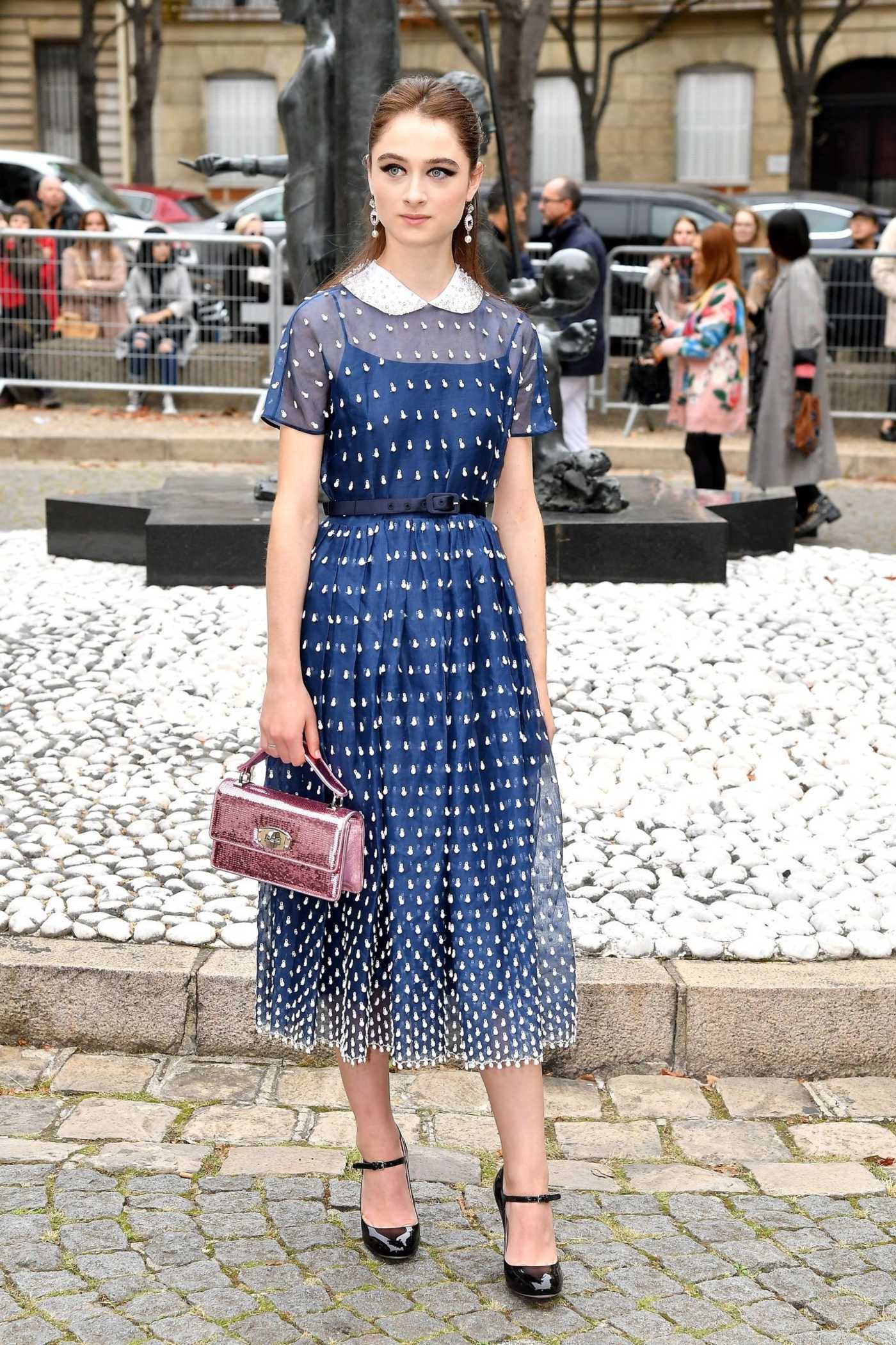Raffey Cassidy Attends the Miu Miu Show During the Paris Fashion Week in Paris 10/02/2018