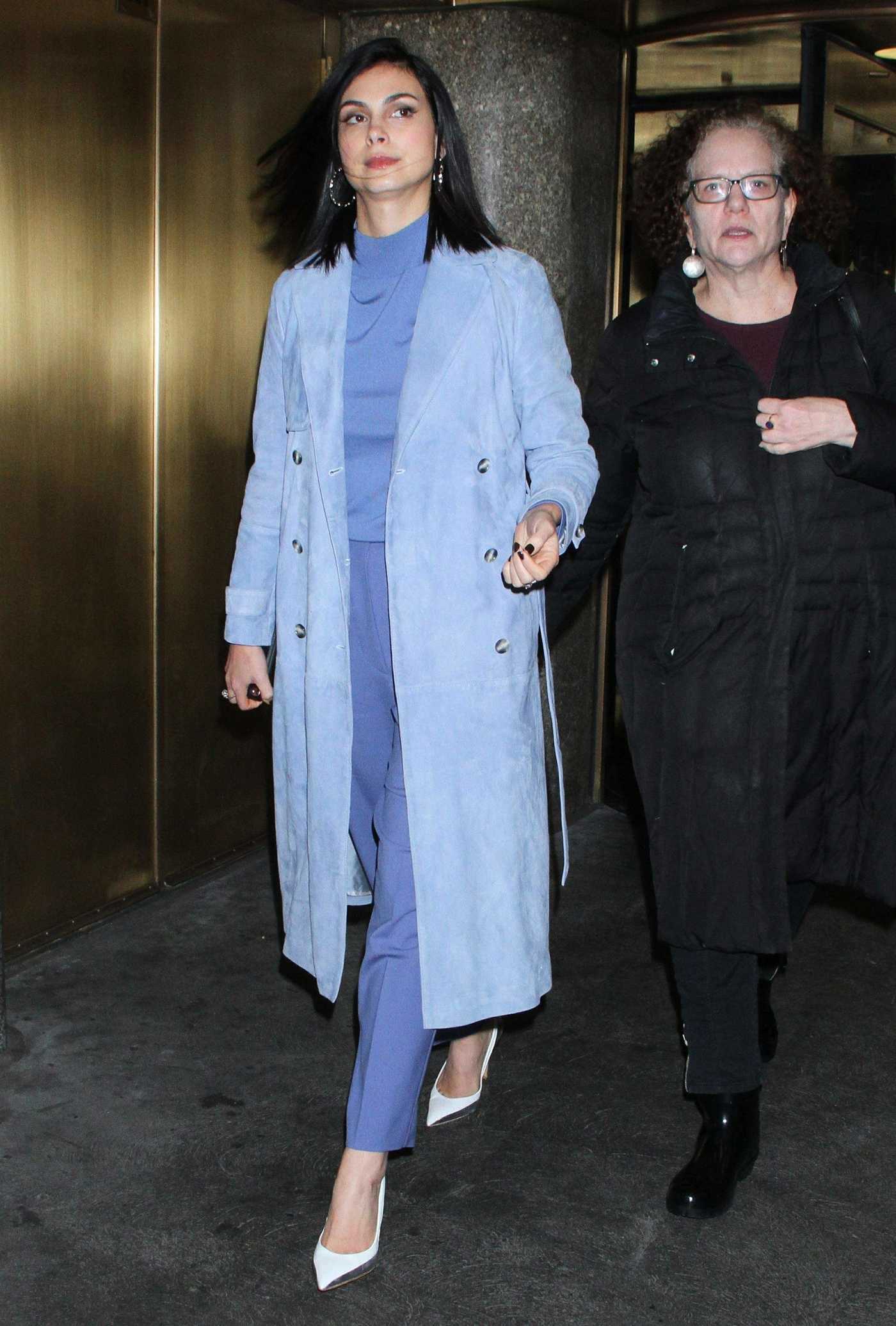 Morena Baccarin Arrives at NBC's NY Live in New York City 11/26/2018