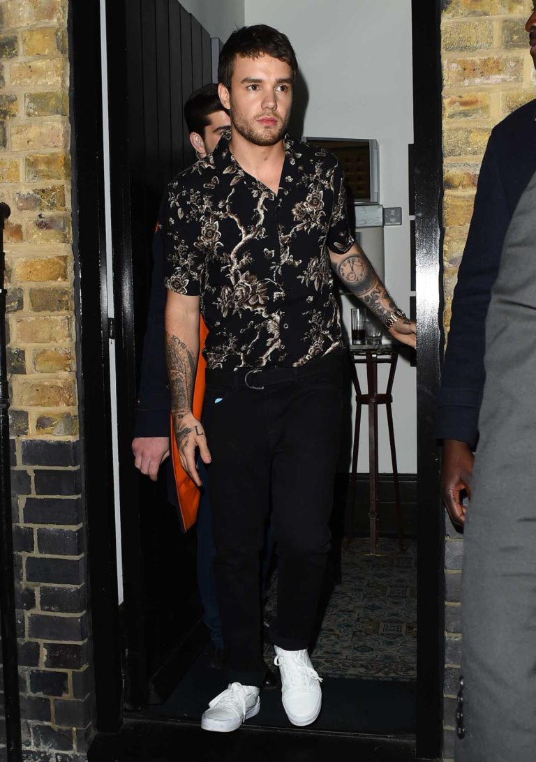 Liam Payne in a White Sneakers