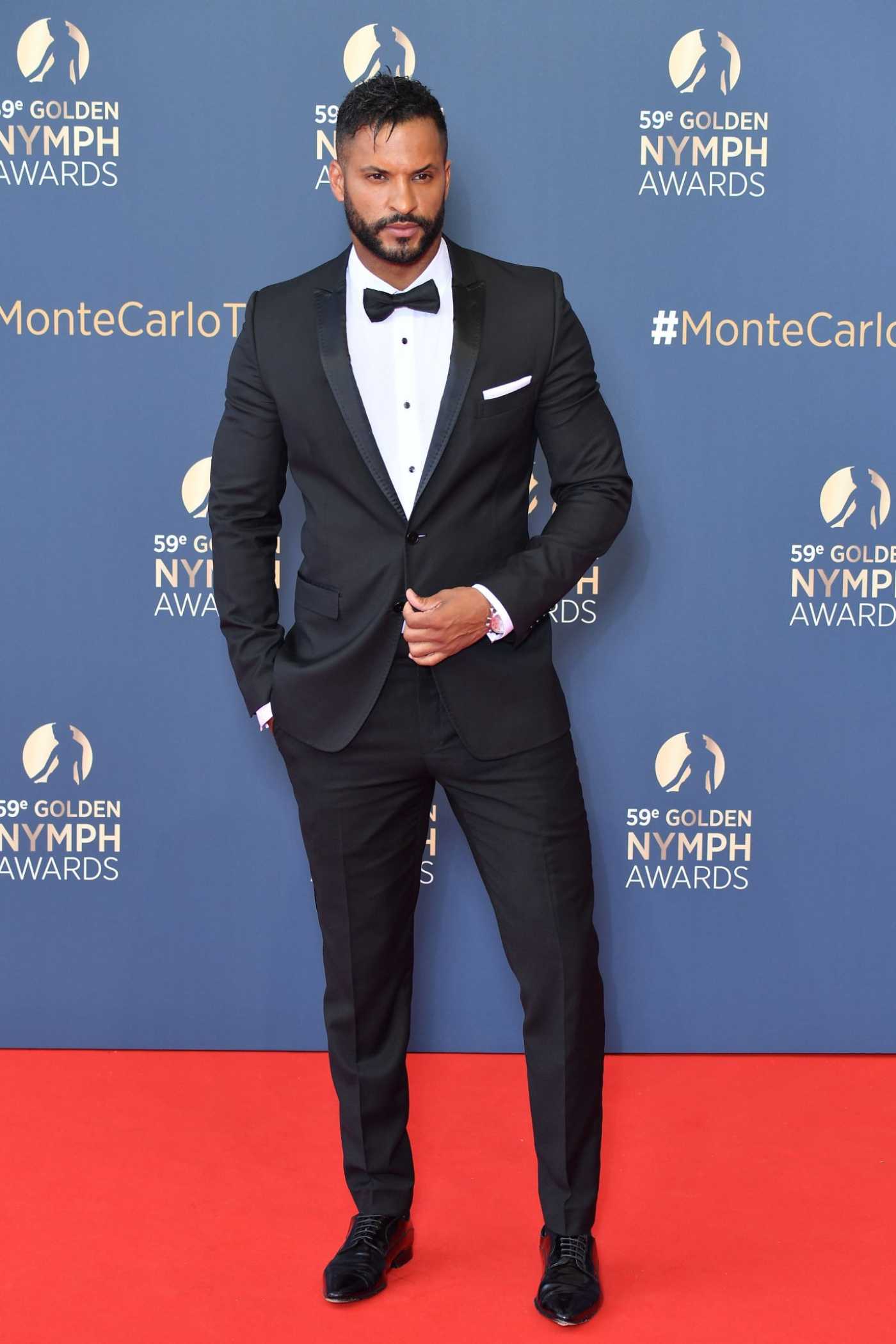Ricky Whittle Attends the Closing Ceremony of the 59th Monte Carlo TV Festival in Monte-Carlo 06/18/2019