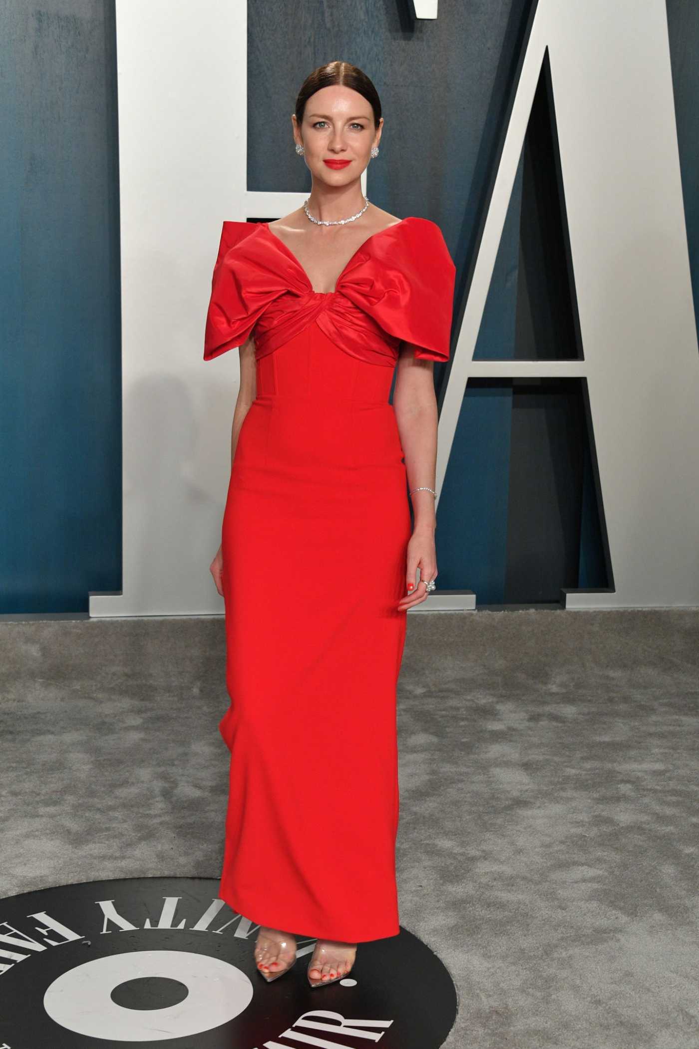 Caitriona Balfe Attends the 92nd Academy Awards Vanity Fair Oscar Party in Beverly Hills 02/09/2020