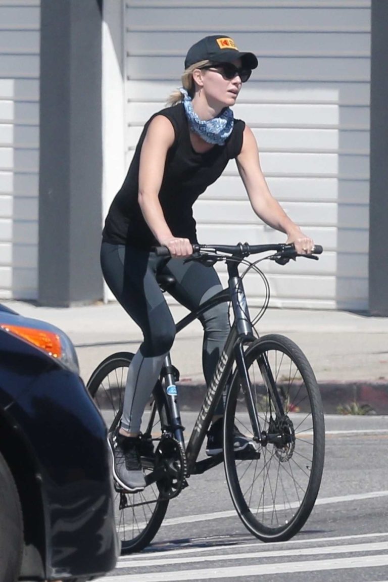 Annabelle Wallis in a Blkack Cap
