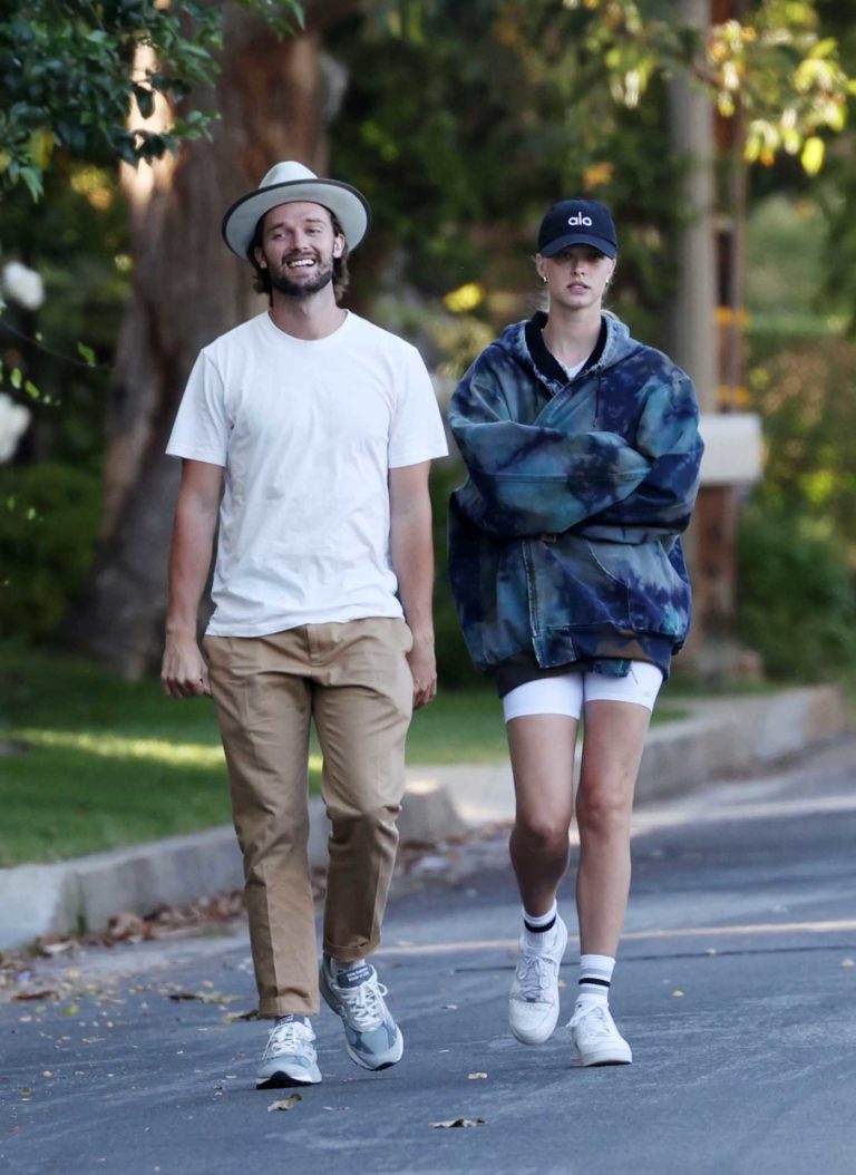Abby Champion in a White Sneakers