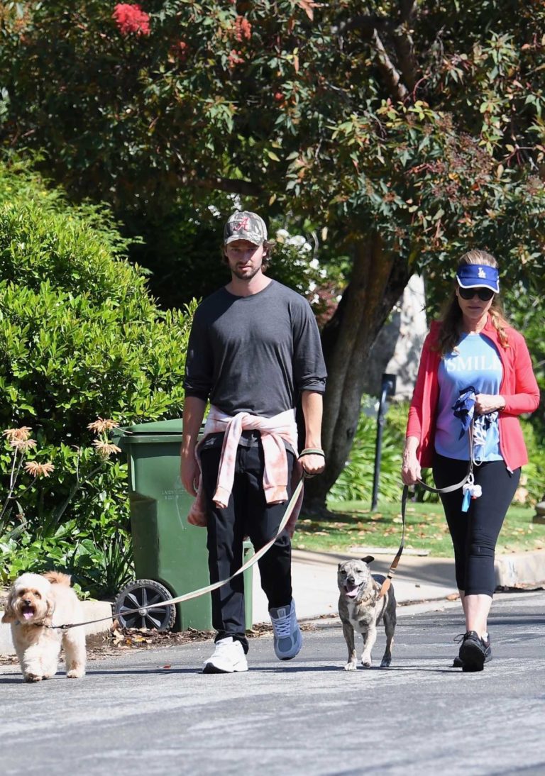 Patrick Schwarzenegger in a Camo Cap