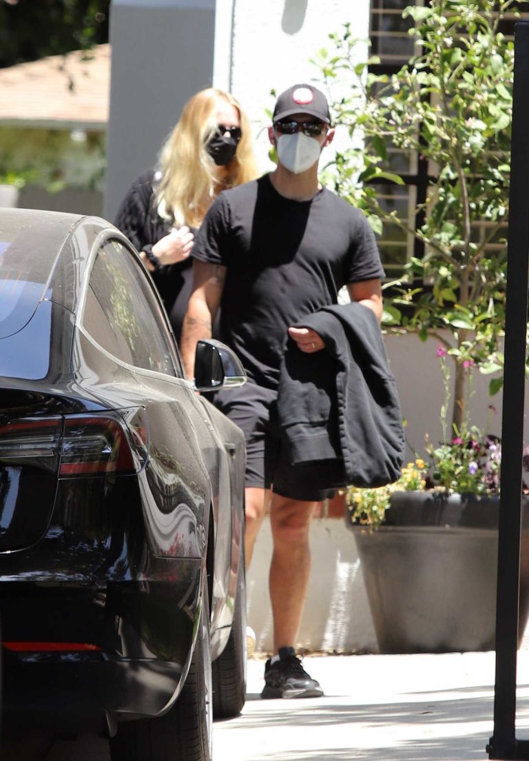 Joe Jonas in a Protective Mask