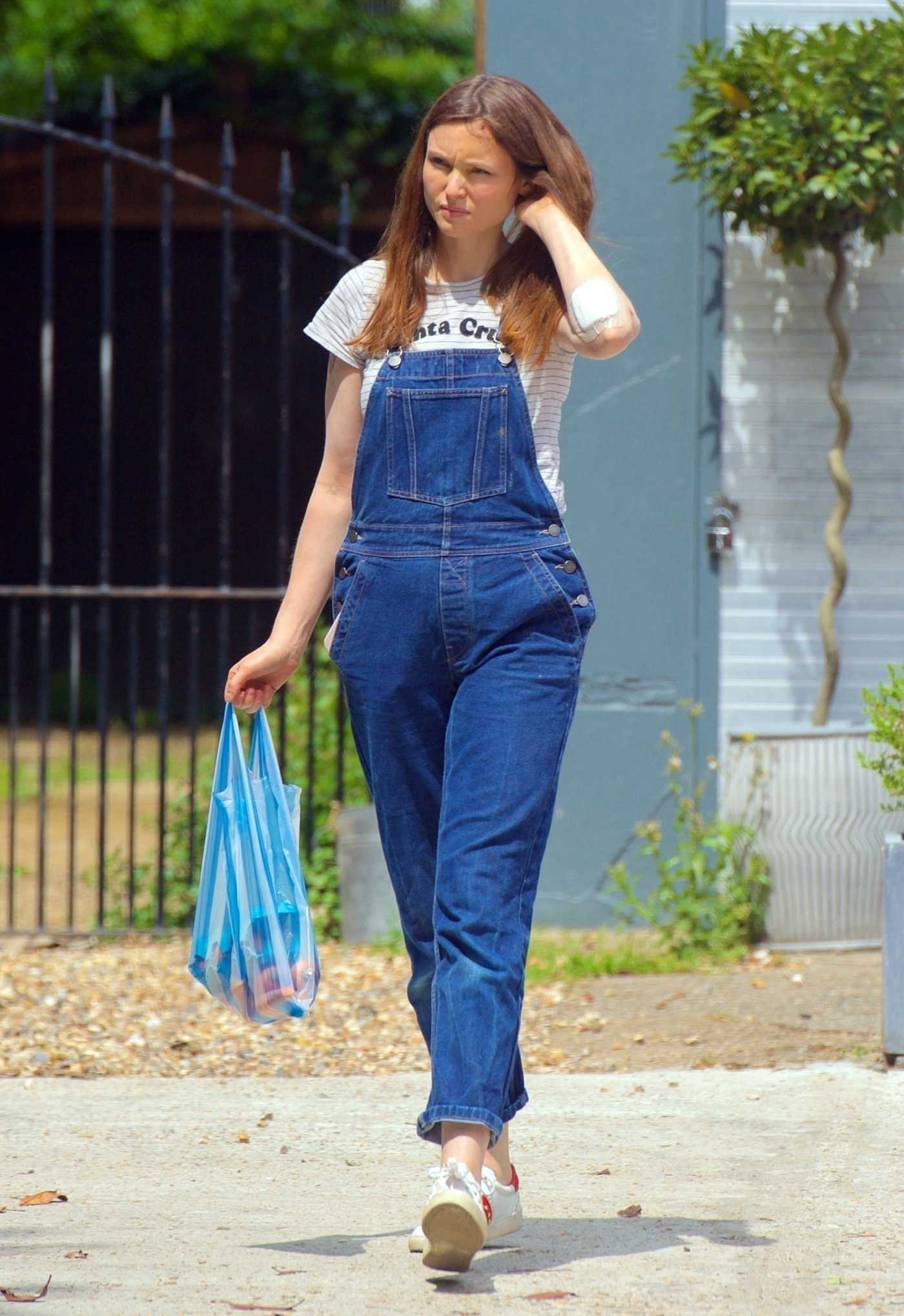 Sophie Ellis-Bextor in a Denim Jumpsuit Was Seen Out in London 06/07/2020