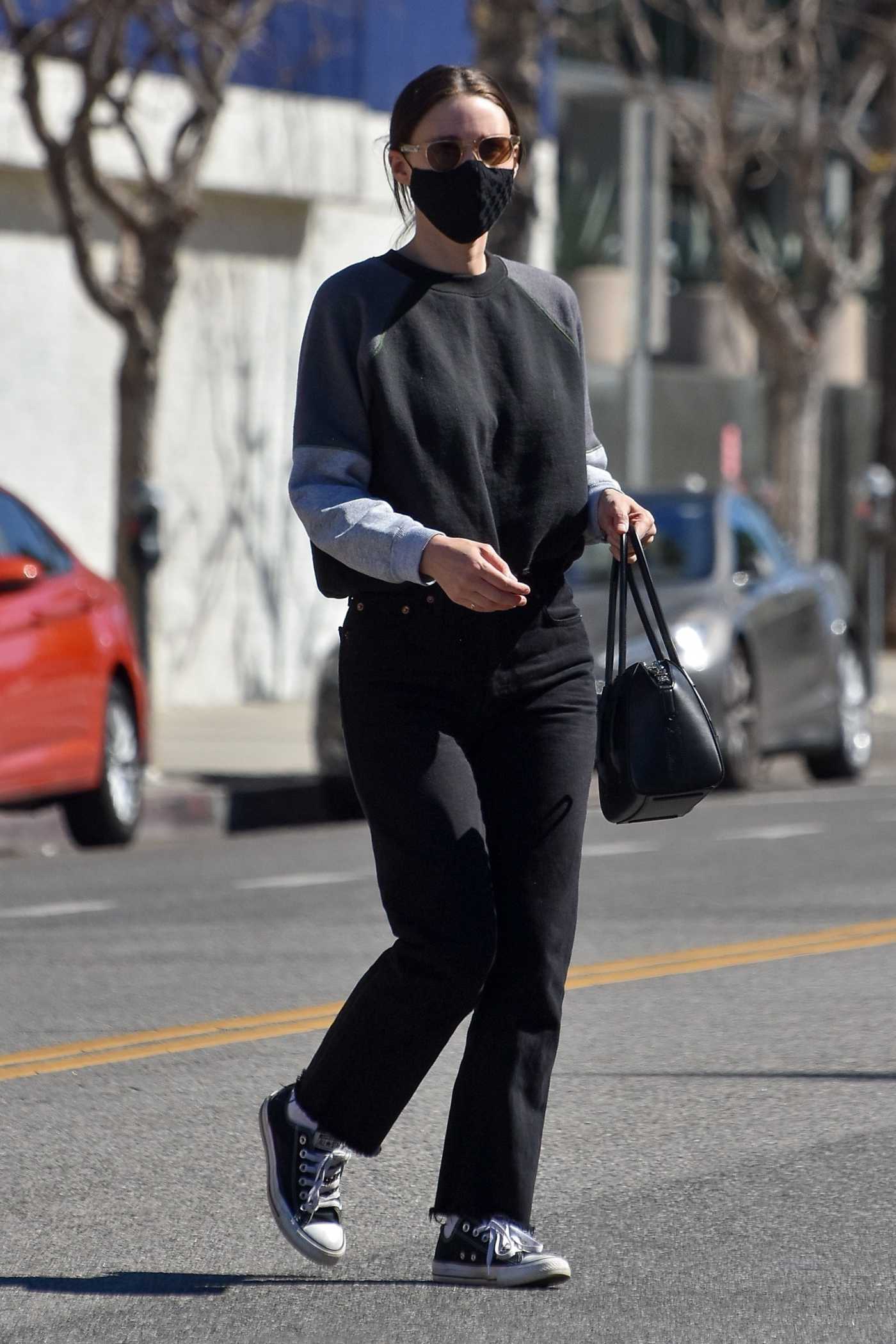 Rooney Mara in a Black Outfit Was Spotted in Studio City 02/22/2021