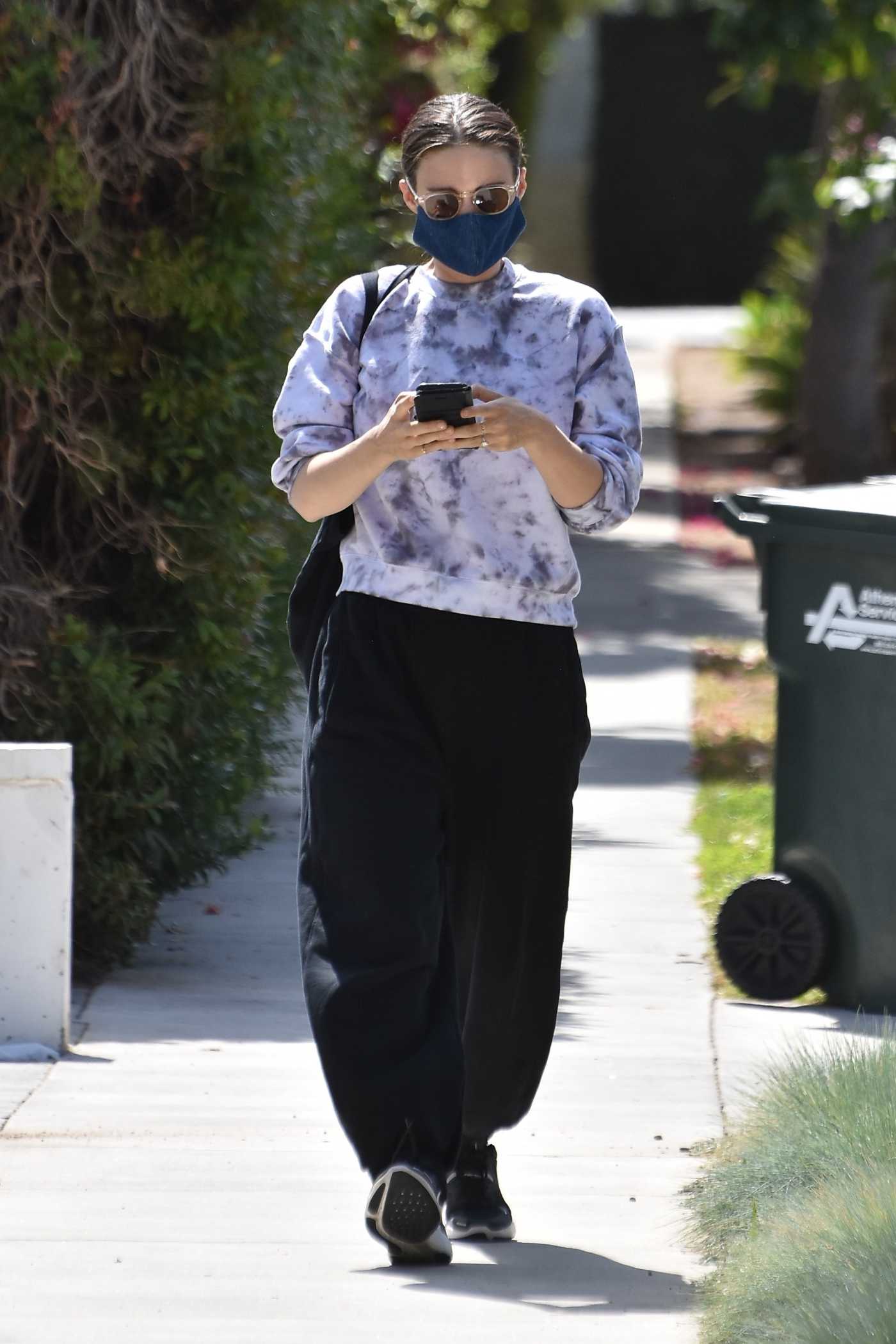 Rooney Mara in a Black Sweatpants Was Seen Out in Hollywood 05/19/2021