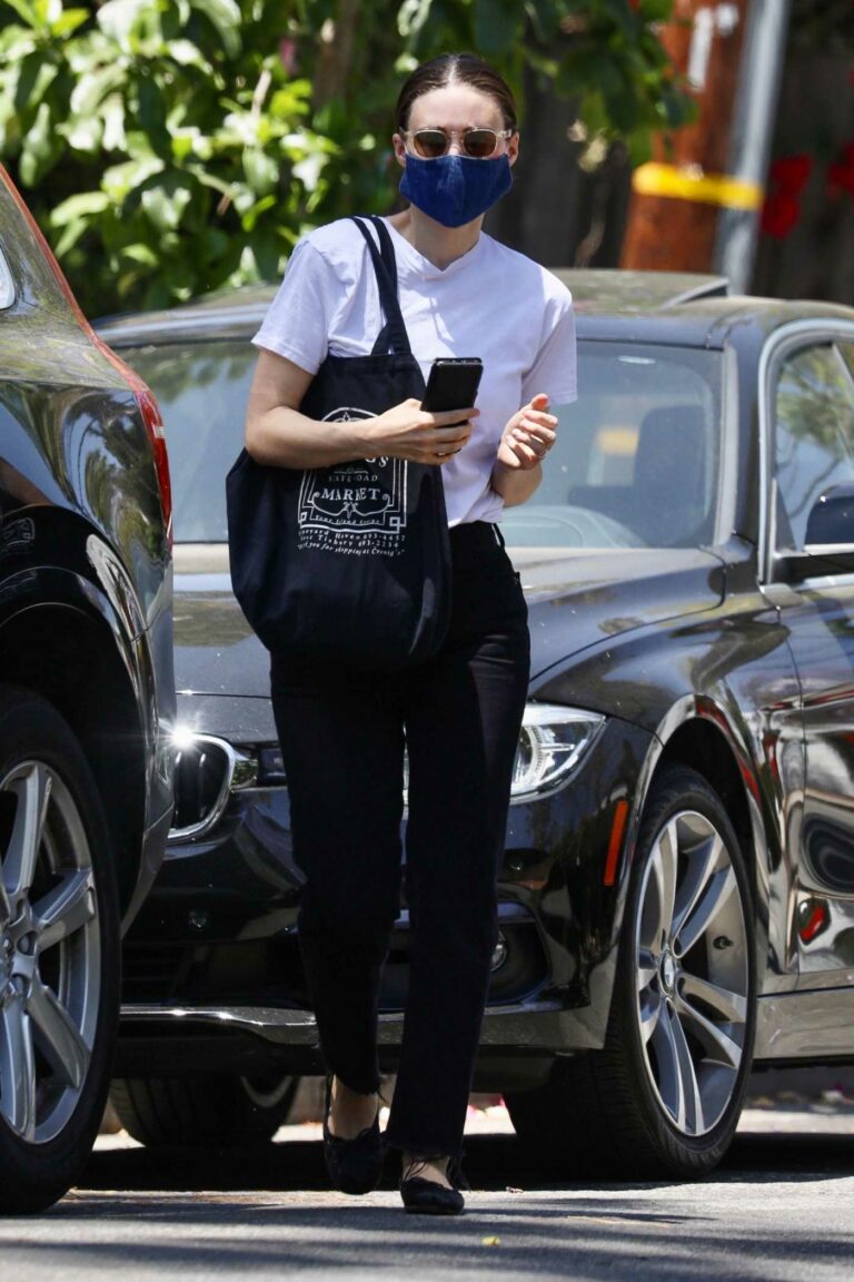 Rooney Mara in a White Tee