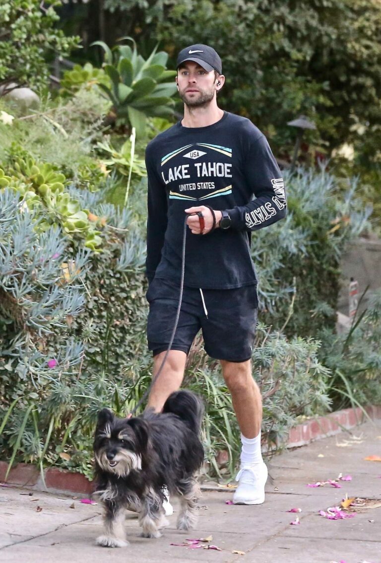 Chace Crawford in a Black Cap