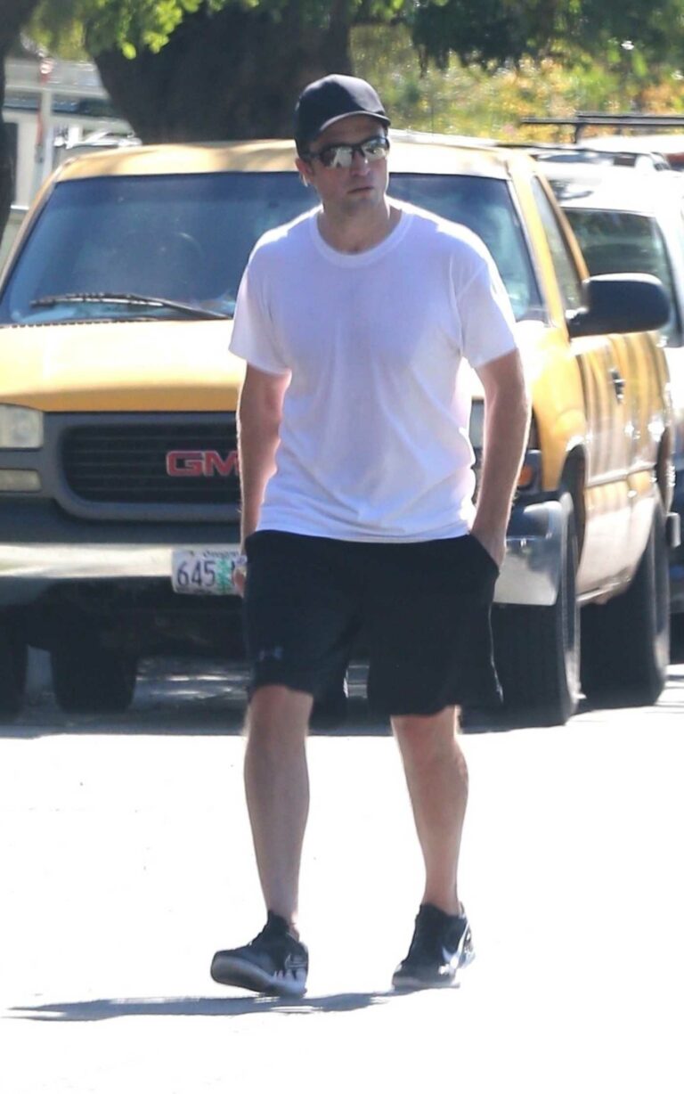 Robert Pattinson in a White Tee