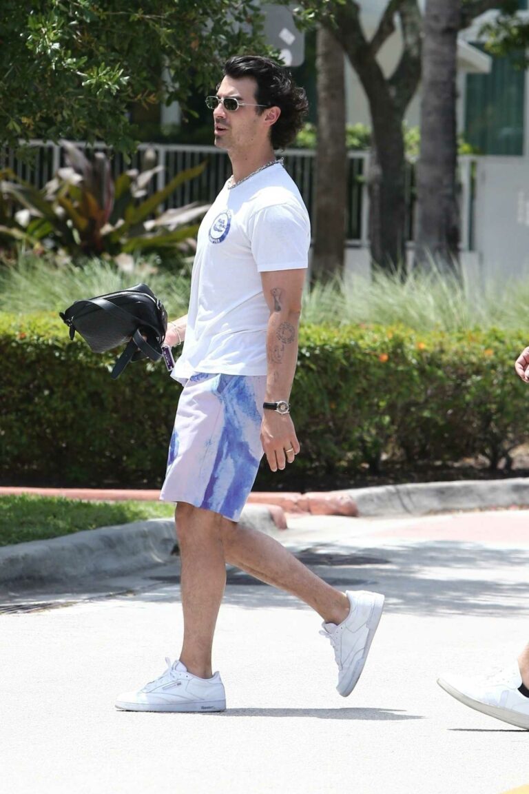 Joe Jonas in a White Tee