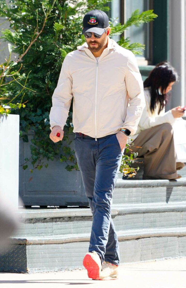 Ryan Reynolds in a Black Cap