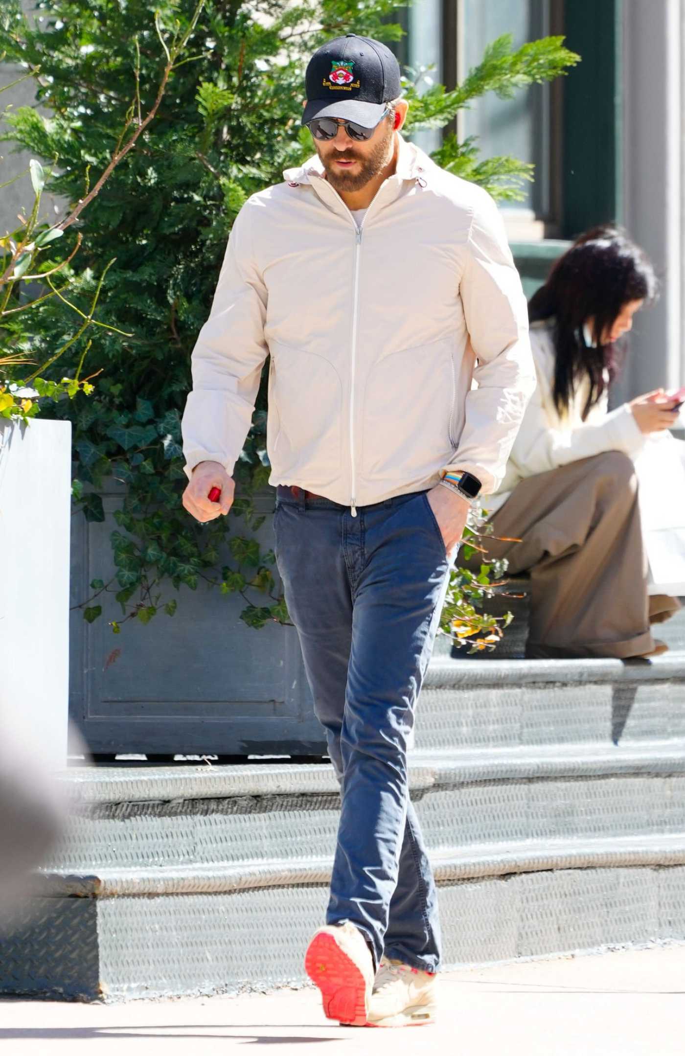 Ryan Reynolds in a Black Cap Was Seen Out in New York City 04/08/2022