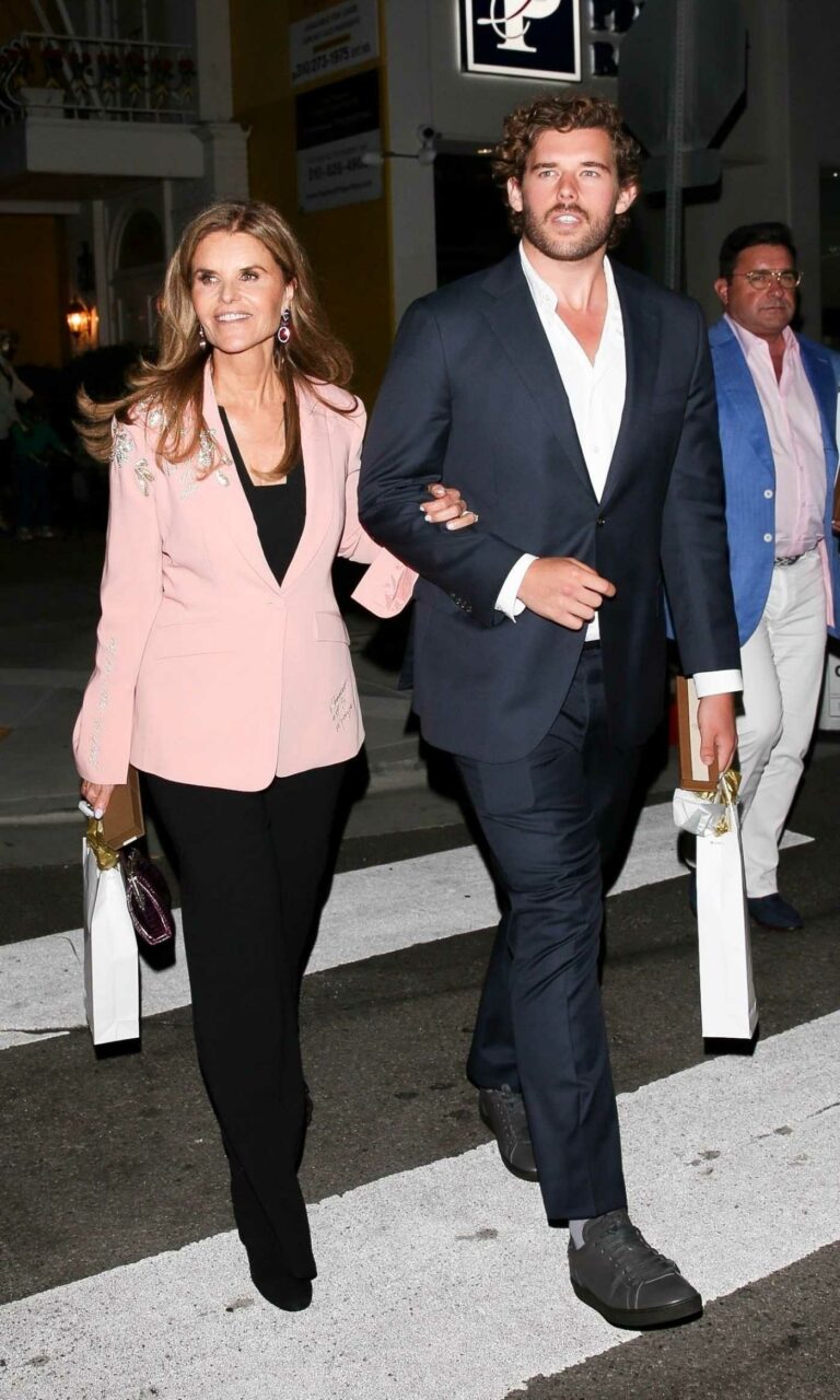 Maria Shriver in a Pink Blazer