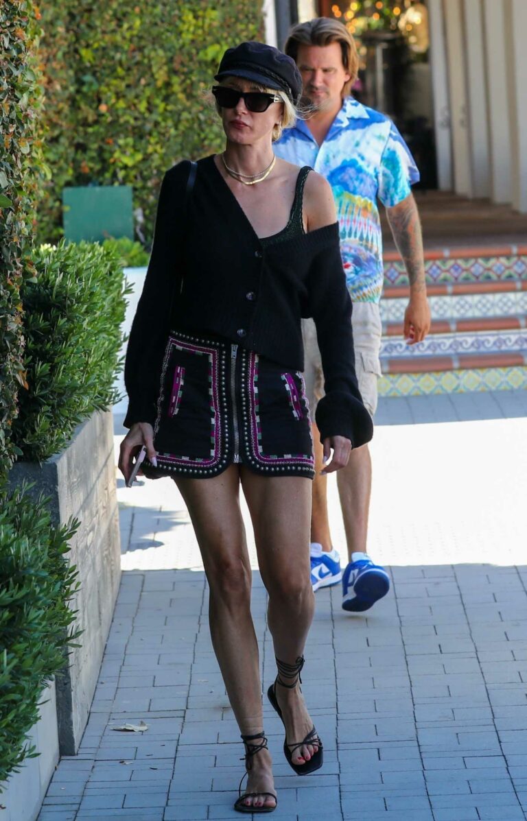 Kimberly Stewart in a Black Cap