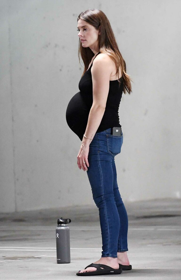 Ashley Greene in a Black Tank Top