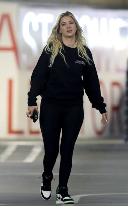 Ariana Madix in a Black Sweatshirt