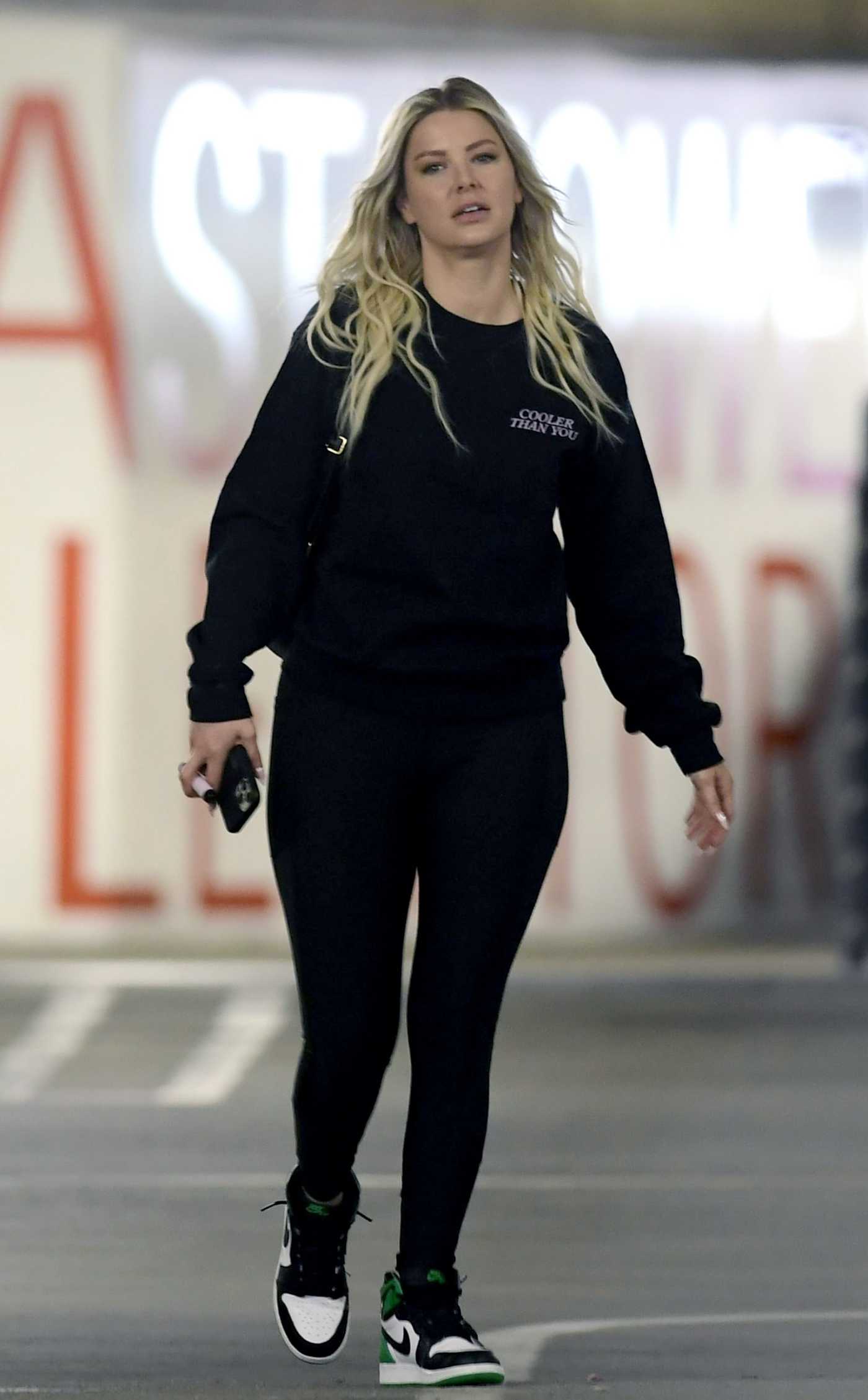 Ariana Madix in a Black Sweatshirt Was Seen Out in Los Angeles 08/24/2023