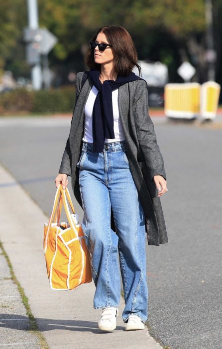 Katherine Schwarzenegger in a White Sneakers
