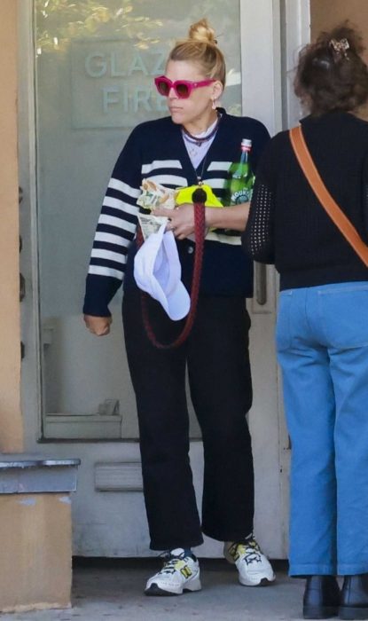 Busy Philipps in a White Sneakers