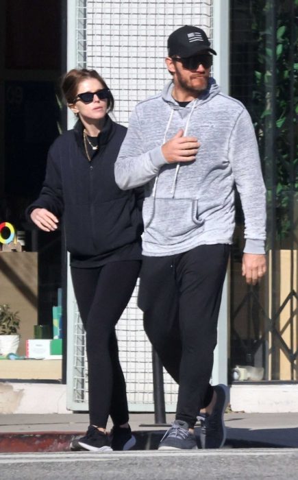 Katherine Schwarzenegger in a Black Outfit