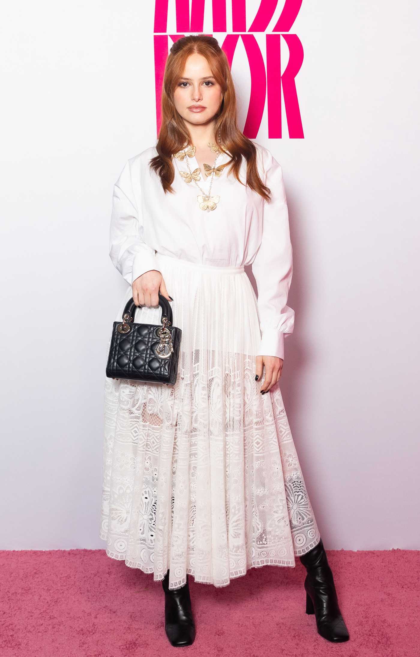 Madelaine Petsch Attends the Christian Dior Celebrates the Miss Dior Parfum and Melrose Avenue Pop-up in Los Angeles 03/06/2024