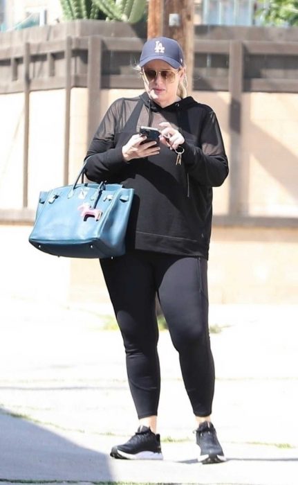 Rebel Wilson in a Black Leggings