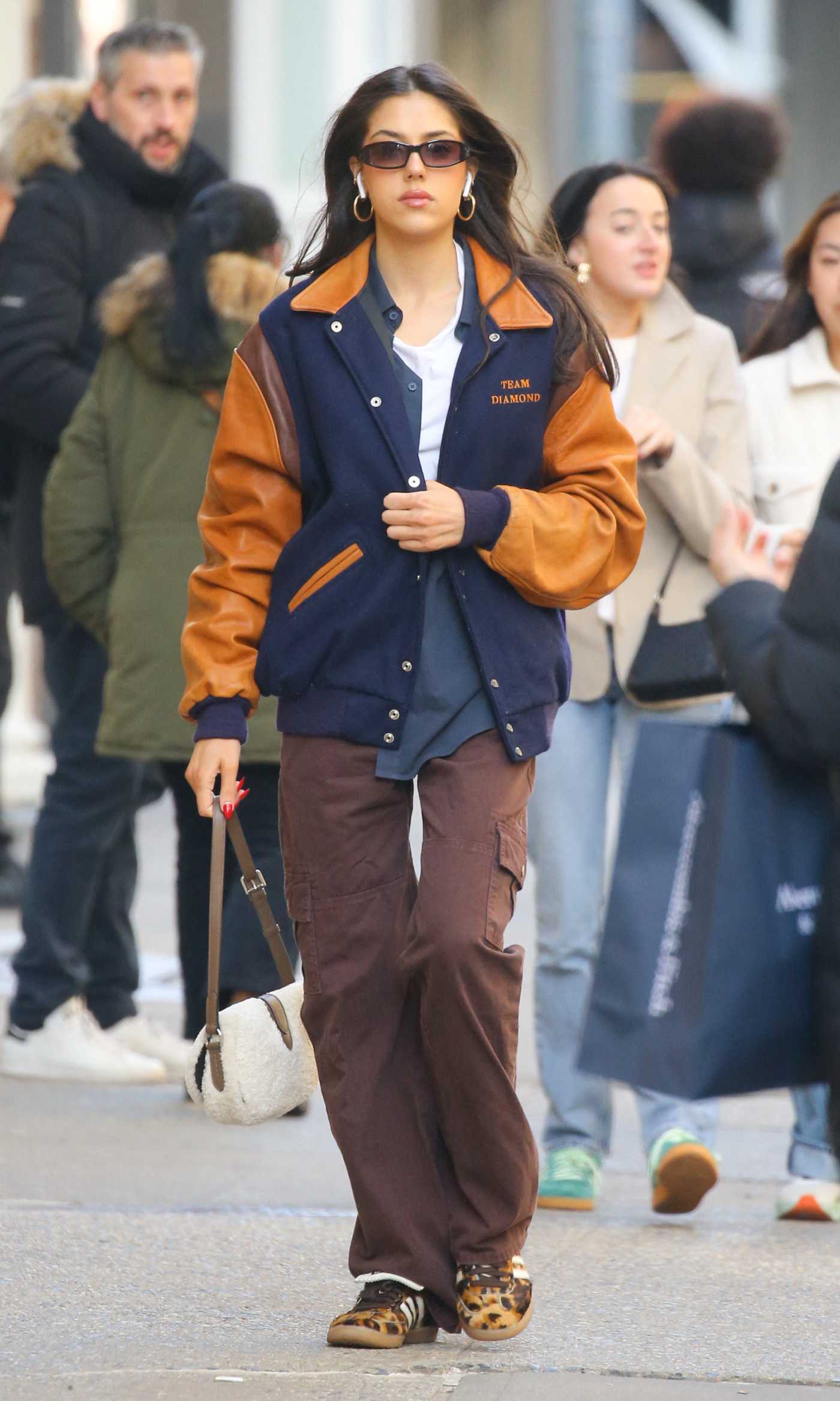 Sistine Stallone in a Camo Sneakers Was Seen Taking a Stroll in New York 03/04/2024