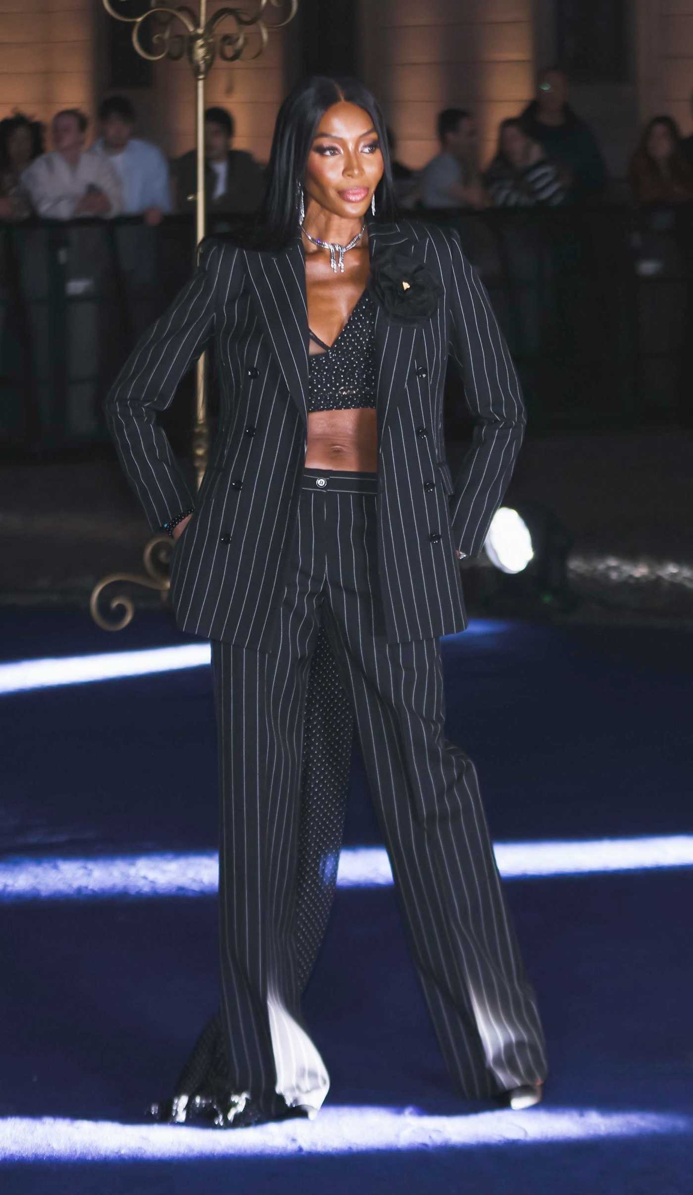 Naomi Campbell Attends Dolce & Gabbana 40th Anniversary Party in Milan 04/06/2024