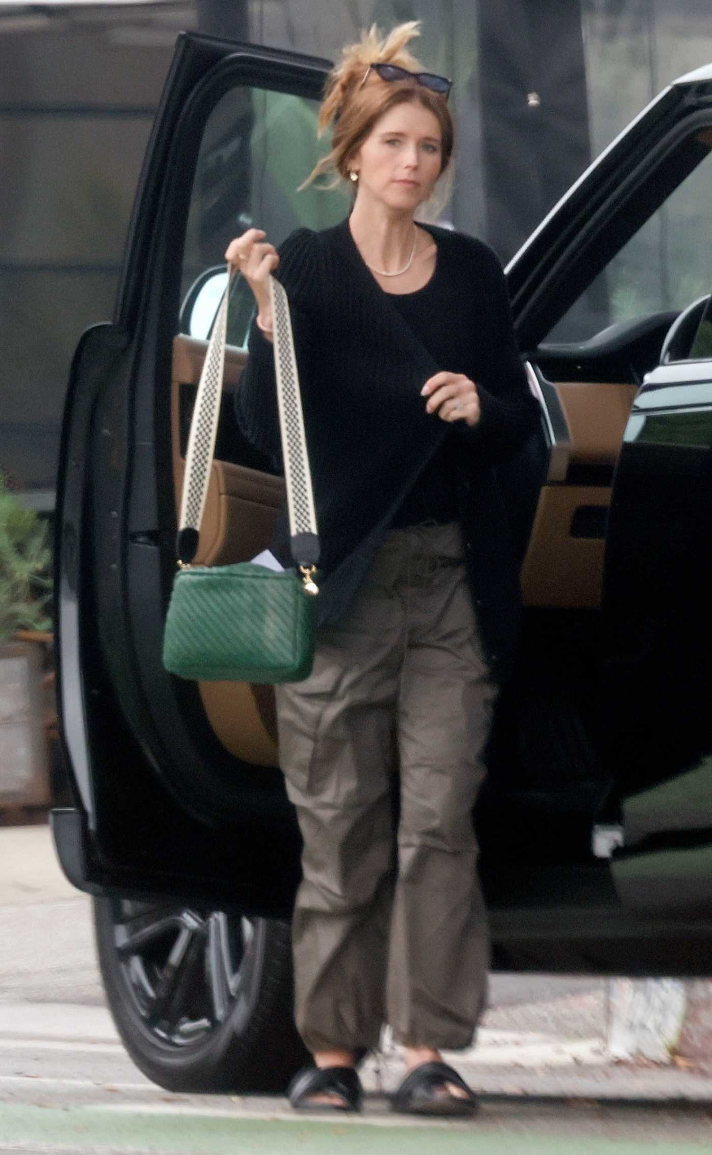 Katherine Schwarzenegger in a Black Cardigan Was Seen Out with Chris Pratt in Los Angeles 05/30/2024