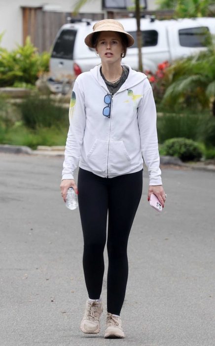 Katherine Schwarzenegger in a Black Leggings