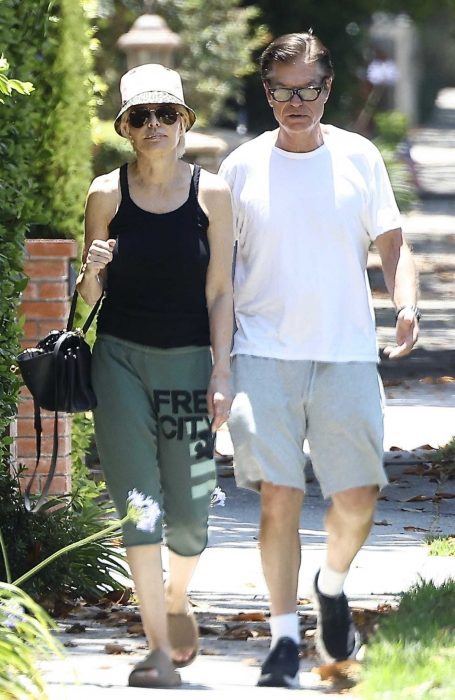 Lisa Rinna in a Black Tank Top