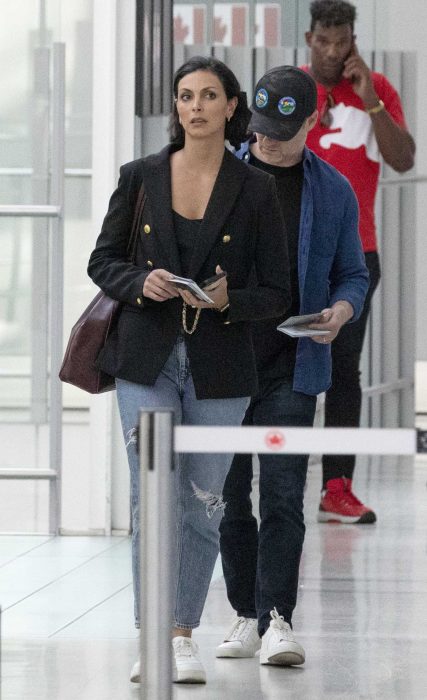 Morena Baccarin in a Black Blazer