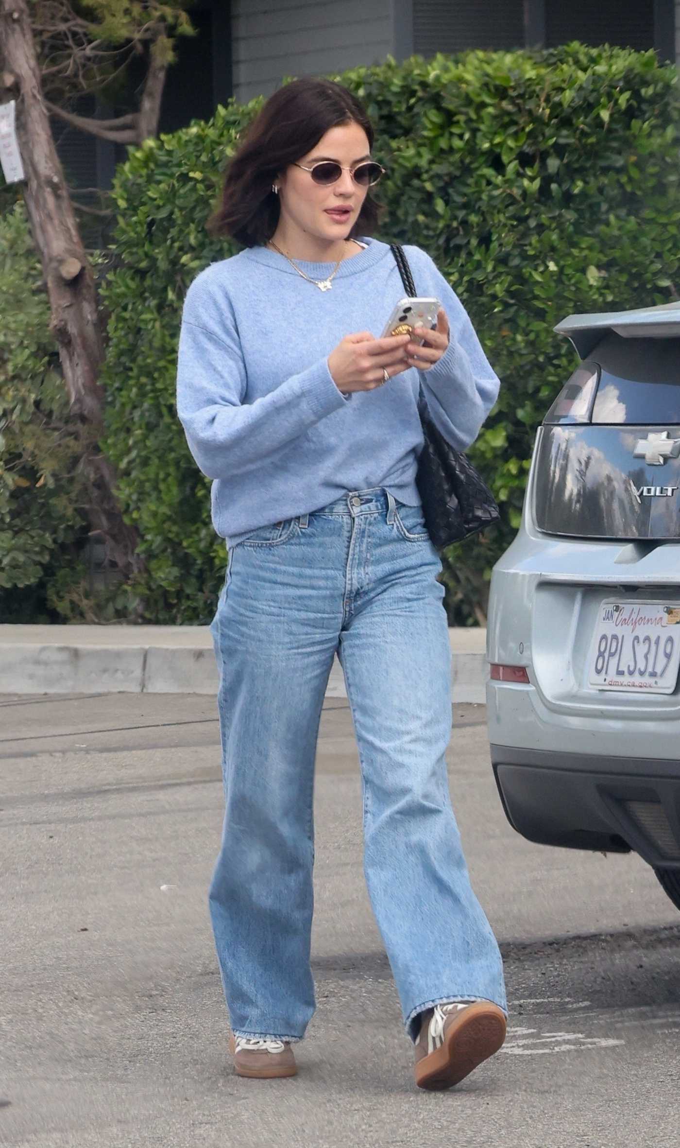 Lucy Hale in a Brown Sneakers Was Seen Out in Studio City 04/02/2025