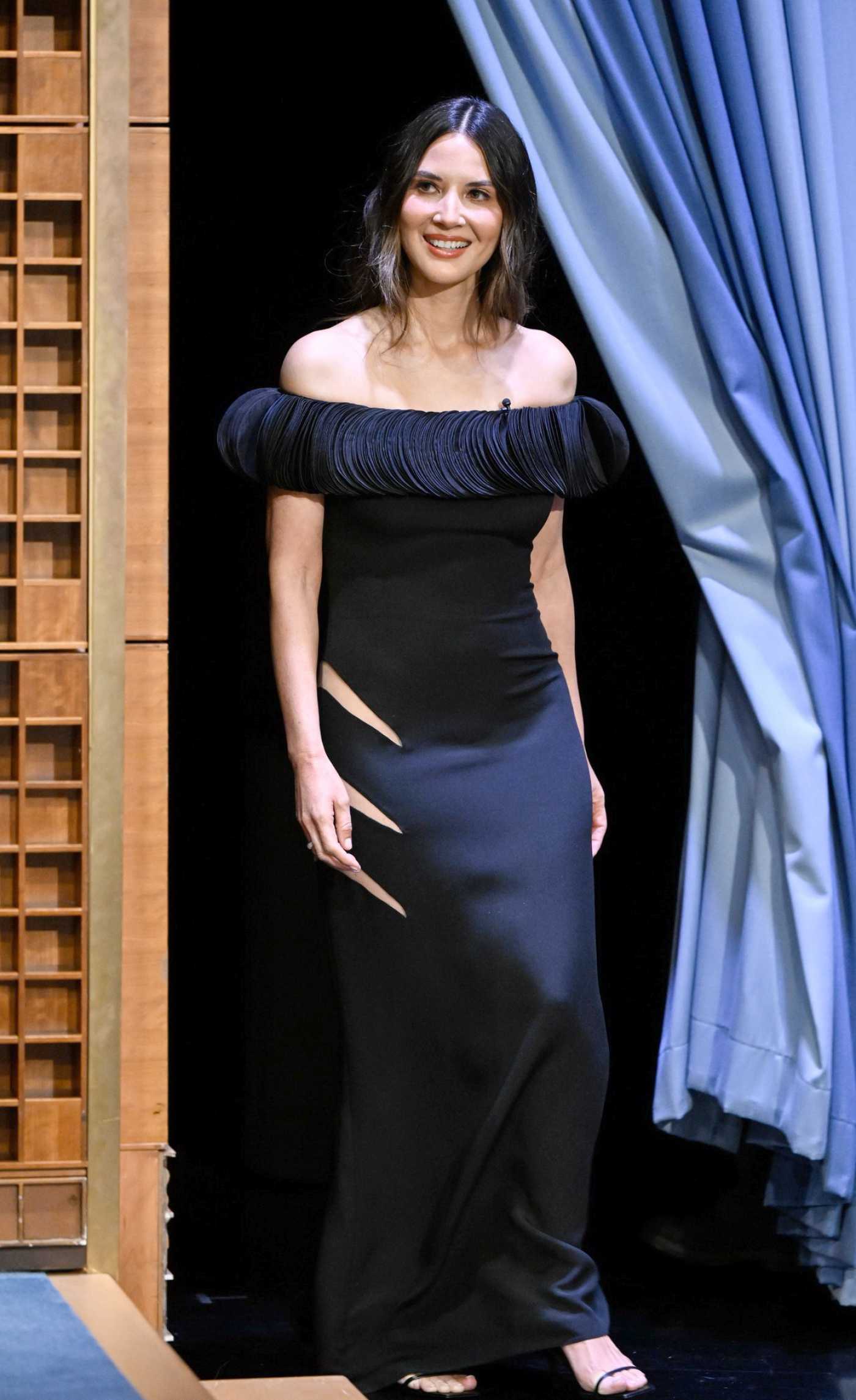 Olivia Munn Attends The Tonight Show Starring Jimmy Fallon in New York 04/02/2025