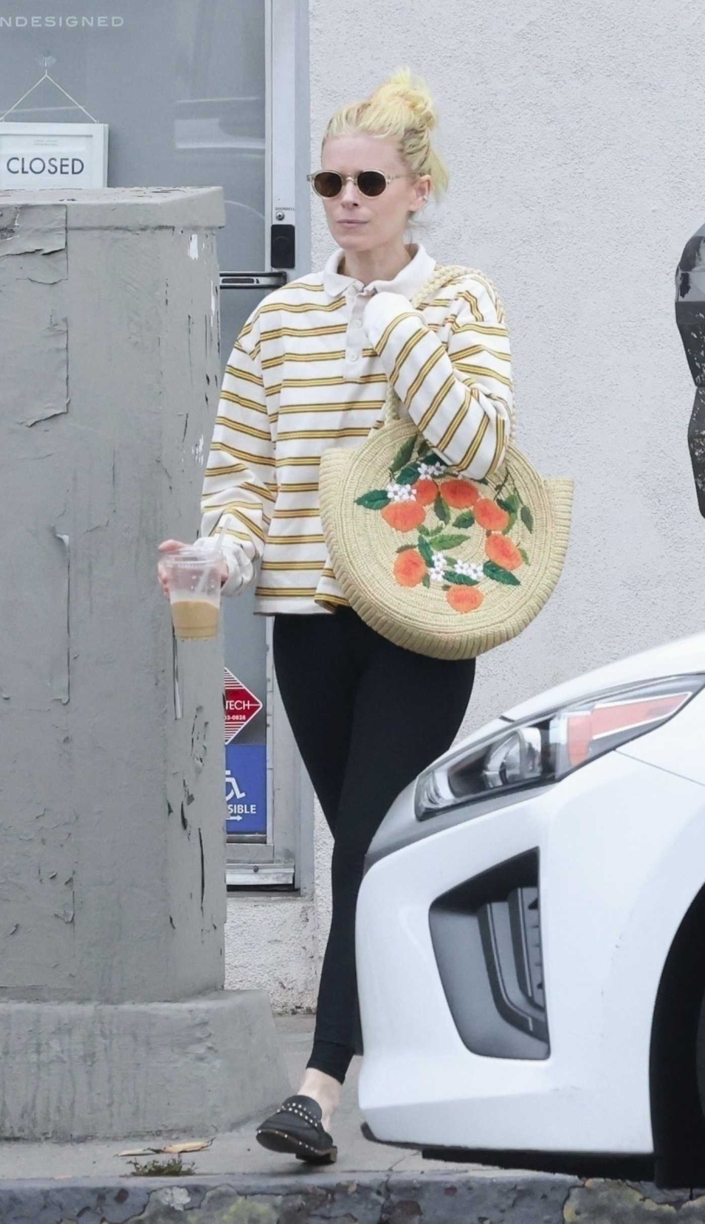 Kate Mara in a Black Leggings Leaves a Pilates Studio in Los Feliz 05/02/2025