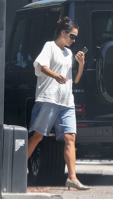 Shay Mitchell in a White Tee