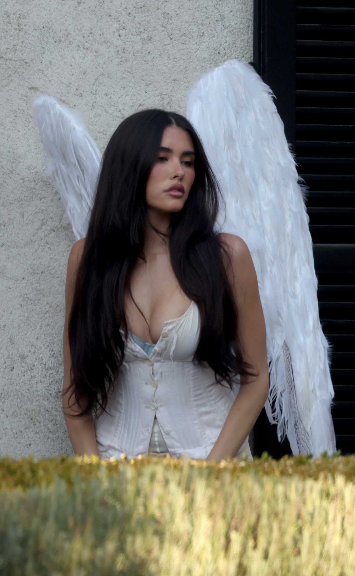 Madison Beer Posing for a Photoshoot in Los Angeles 08/17/2025