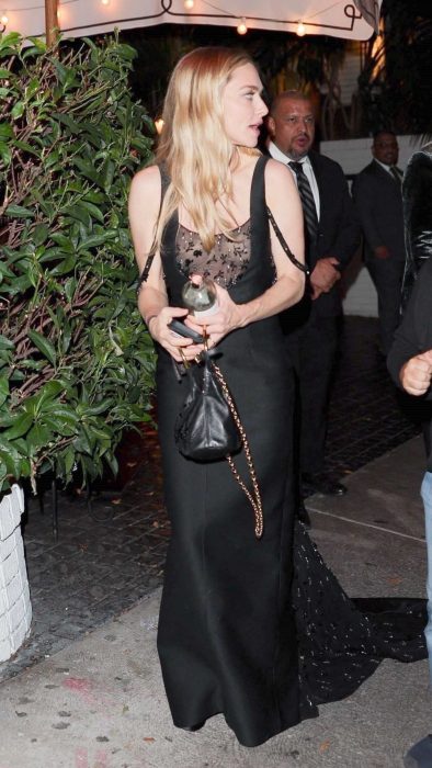 Amanda Seyfried in a Black Dress