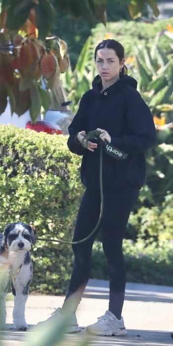 Ana de Armas in a Black Hoodie