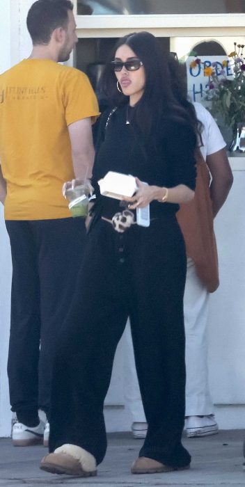 Madison Beer in a Black Outfit